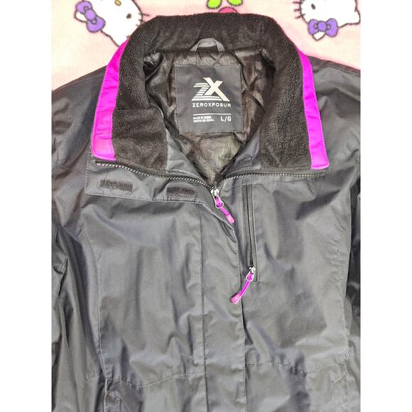 Zeroxposur Black/Orchid Women's Winter Jacket Size L - Picture 10 of 10
